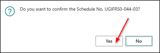 Confirmation Dialog