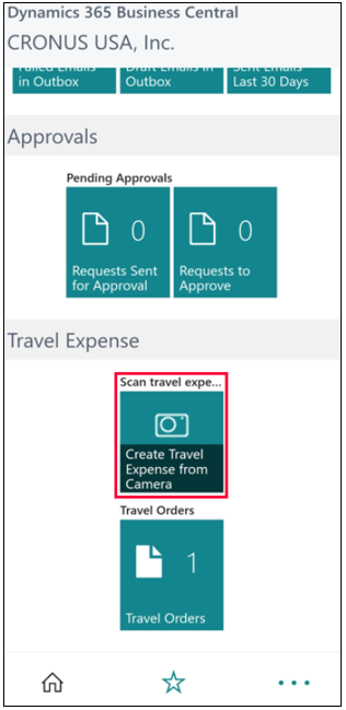Create Travel Expense