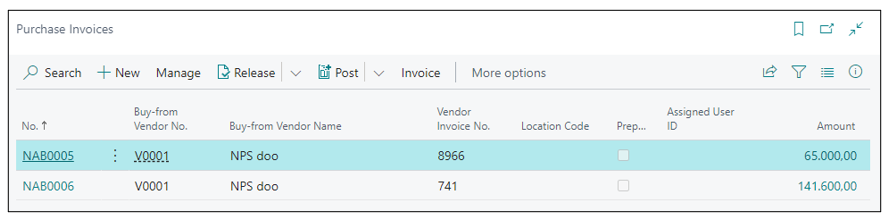 Purchase Invoice